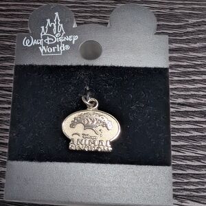 Disney Animal Kingdom Sterling Necklace Bracelet Charm (NWOT) Tree Of Life Charm